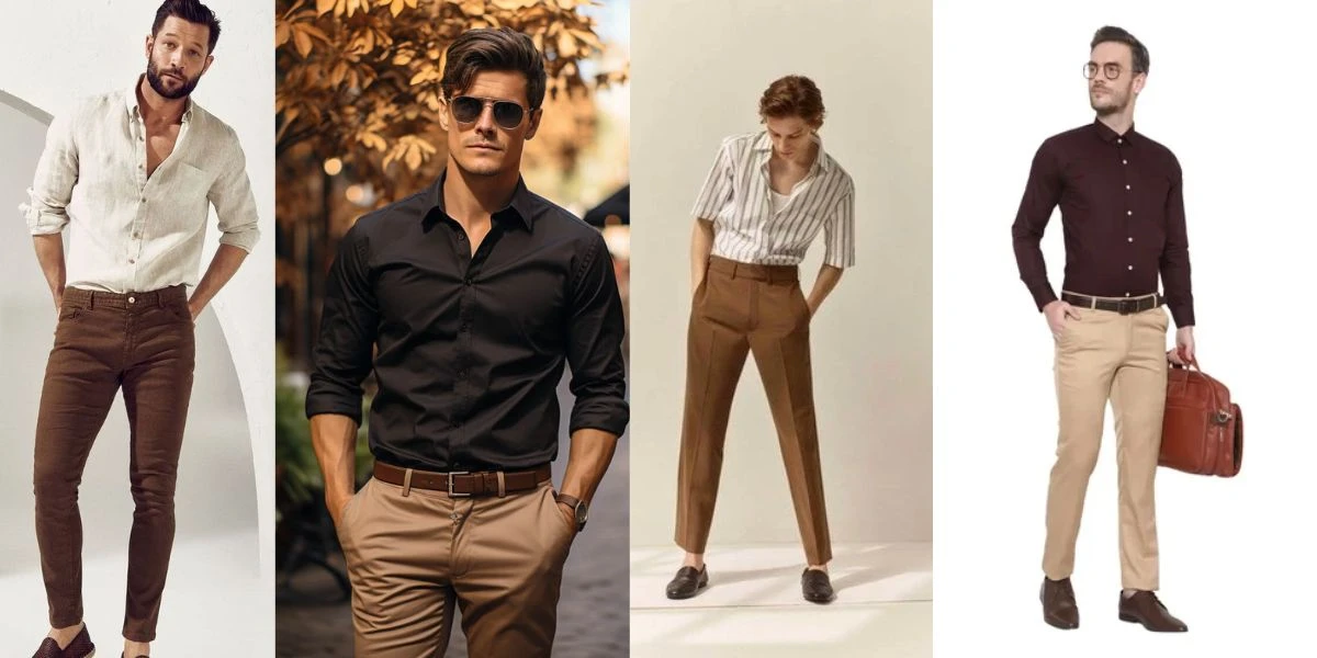 What Colour Shirt Goes with Brown Pants