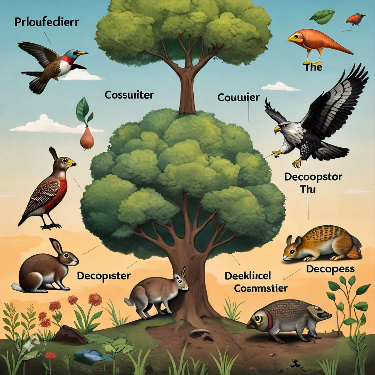 What Are Bird Consumer Producer or Decomposer