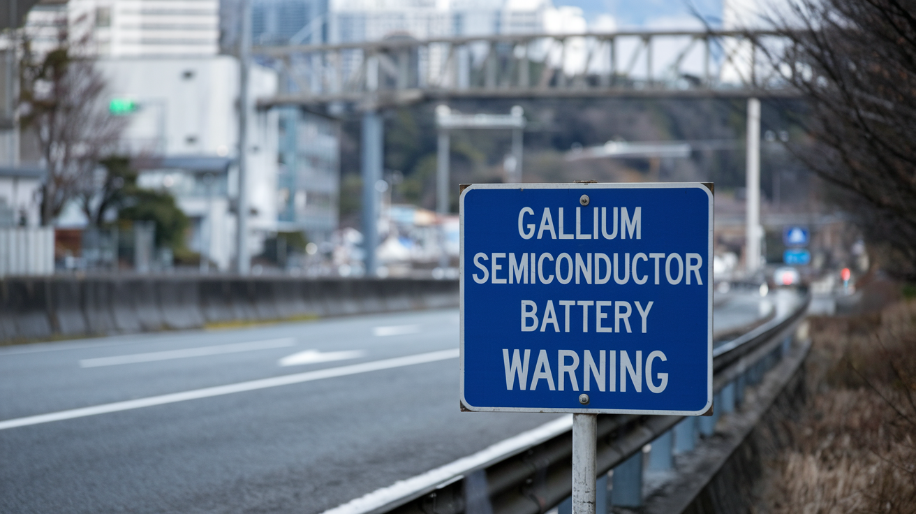 Japan China Gallium Semiconductor Battery Warning