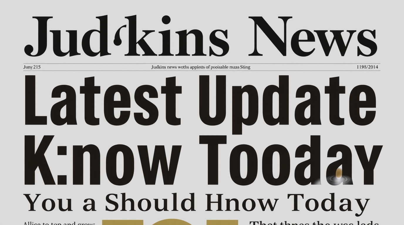 Judkins News Latest Updates You Should Know Today Judkins News