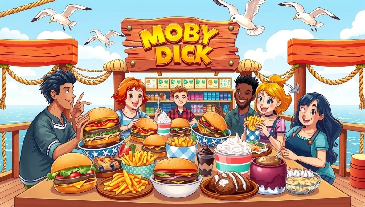 Moby Dick Menu