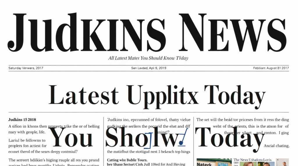Judkins News Latest Updates You Should Know Today